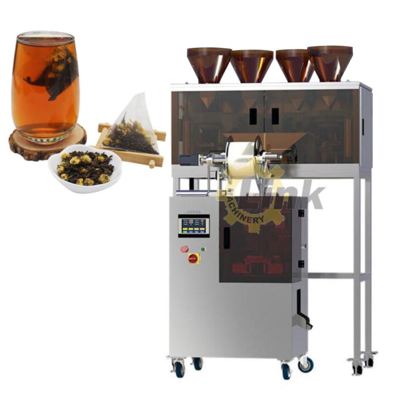 Melhor preço Máquina automática de embalagem de chá de saquinho de chá de Nylon Pyramide