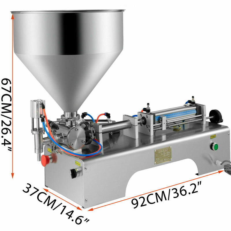 Semi-automatic paste filling machine