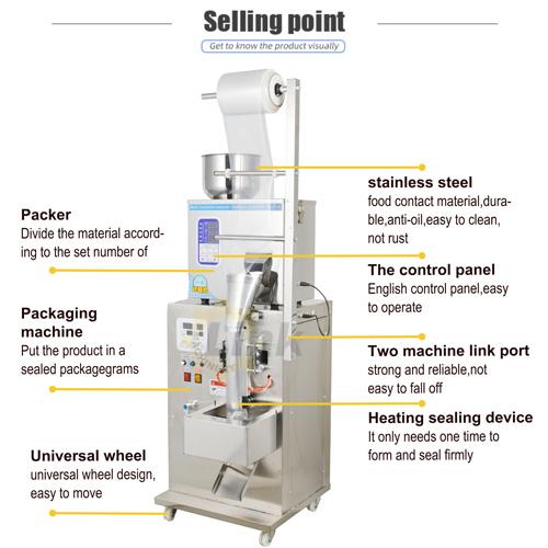 Multifunctional automatic powder packaging machine
